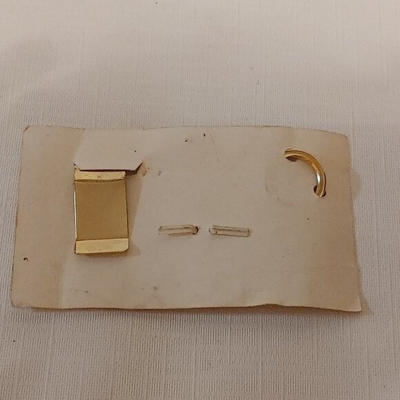 RARE VINTAGE GOLD TONE MONEY CLIP KEY CHAIN INDIANAPOLIS 500 RACE TRACK … - Picture 4 of 4